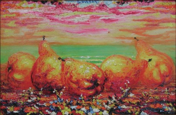 Birnen in Landschaft