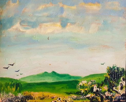 Frühling über den Hügeln