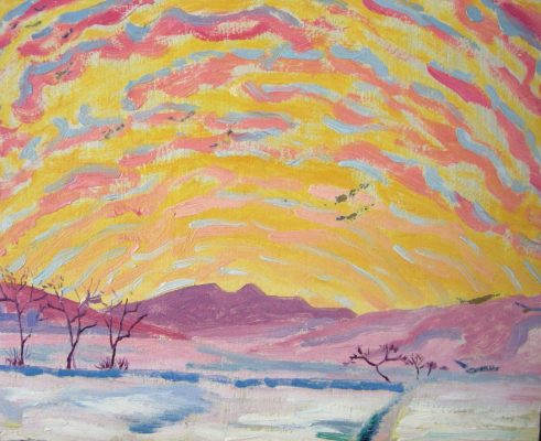 JM1485_André Evard_Purple Mountains_1917_44x39cm