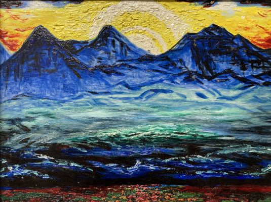 JM1497_André Evard_Berglandschaft_1959_27,1x34,8 cm