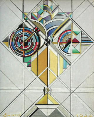 JM1515_André Evard_Gelbe Rosen_1924_27x22cm