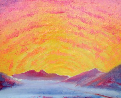 JM1572_André-Evard,-Sonnenuntergang_1920_20,5x25,5cm_-KD4