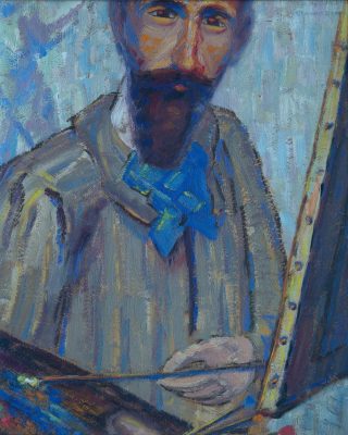 MF050.1_André Evard_Selbstbildnis Stirn_1919_49x57cm_RAPP2