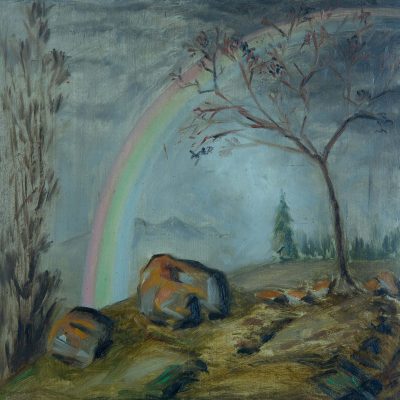 MF104_André Evard_Regenbogen mit Steinen_1934_58x58cm_RAPP2