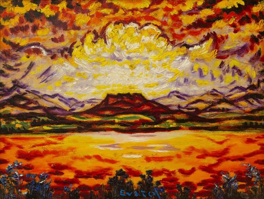 MF106_André-Evard_Der-Rote-Berg_1951_27x35cm_FRANK-RAPP-3