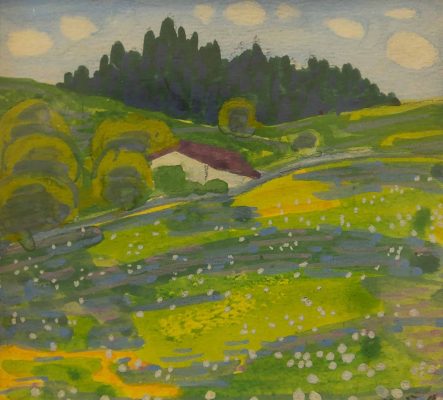 MF147_André Evard_Frühlingslandschaft_o.D._7,5x8cm_FRANK RAPP 3