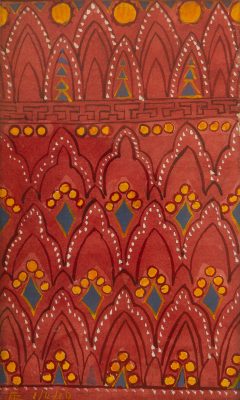 MF154_André-Evard_Ornament-Rot_1910_13x7,7cm_F-RANK-RAPP-1