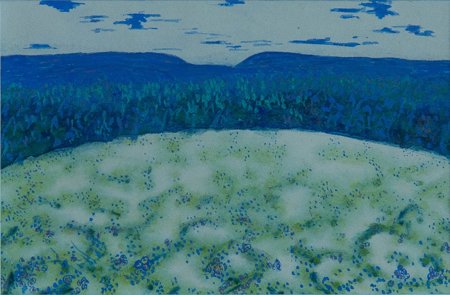 MF170_André Evard_Frühlingswiese vor blauen Bergen_o.D._32x30,5cm_RAPP2